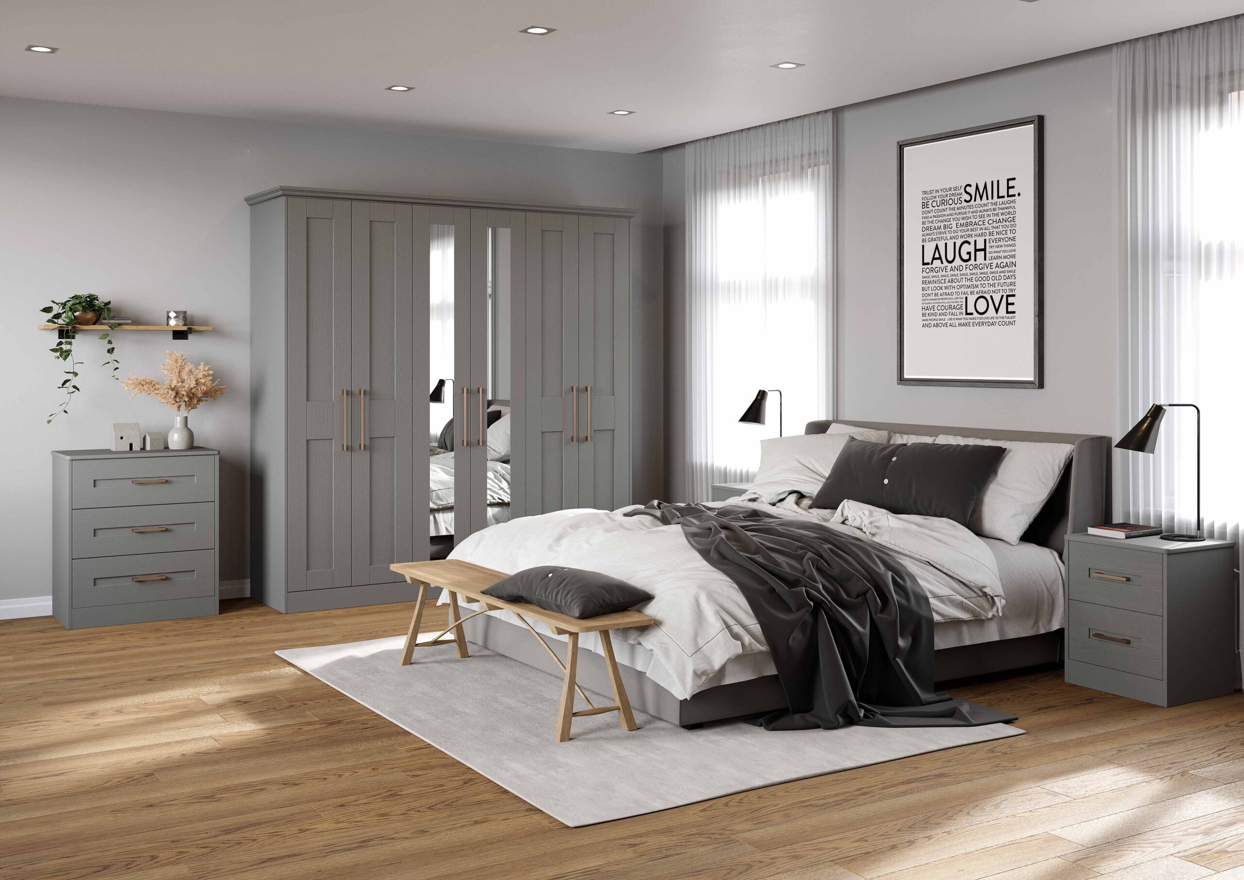 2.1m Newport Freestanding Bedroom Package Starplan Fitted Bedrooms