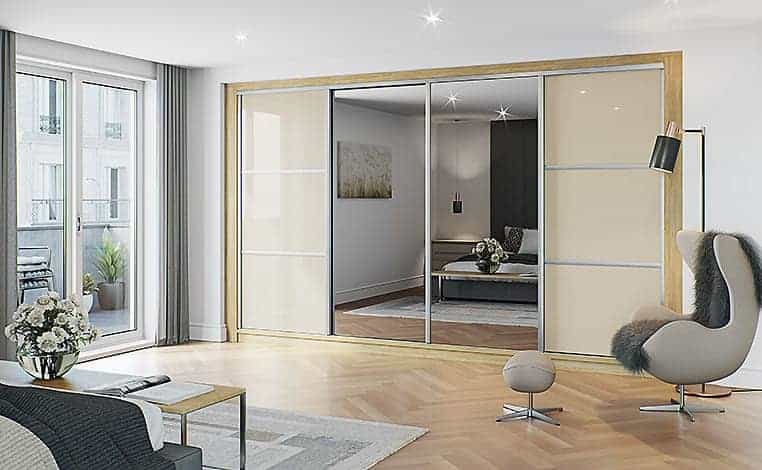 This Christmas, add a sleek design, elegant, & stunning sliding wardrobe to your Bedroom