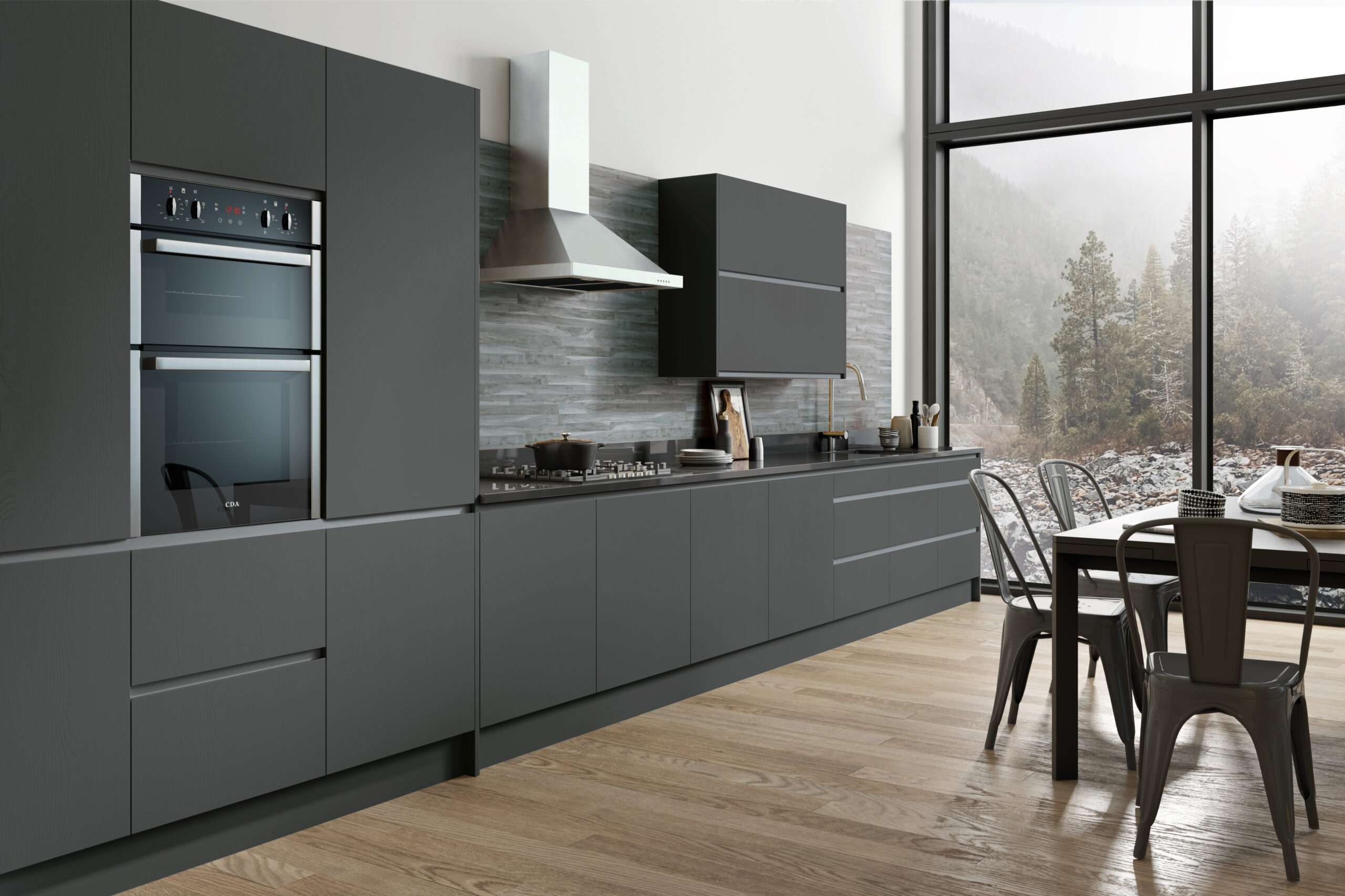 CGI Kitchen Edged Mather S1V1 Legno Graphite RGB