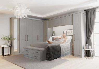 Dust Grey Paris Design Fitted Bedroom