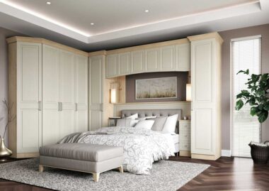 Porcelain Grain & Riva Oak Trim Lisbon Design Fitted Bedroom