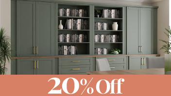 Built-in bookcase furniture sale 20% off