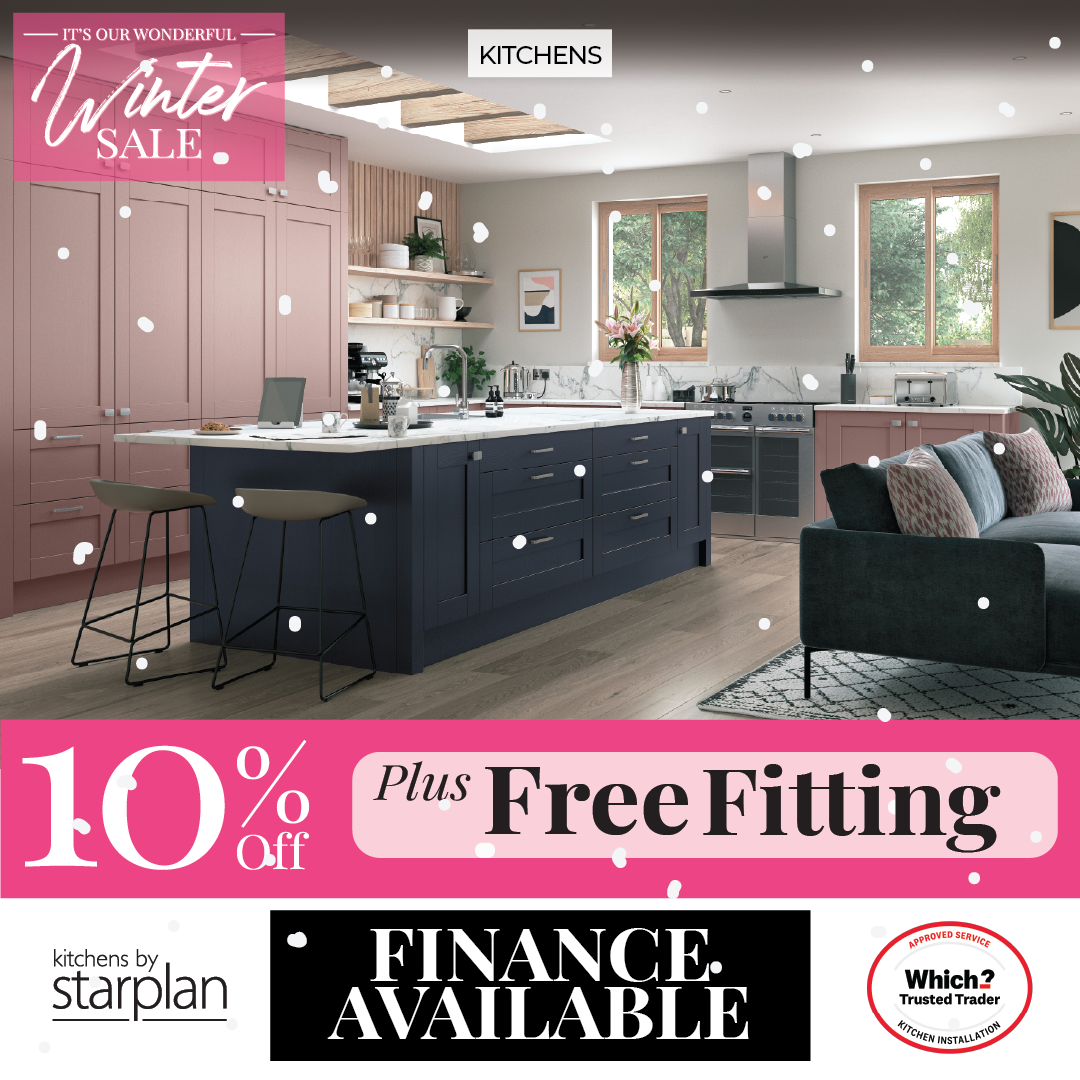 Winter kitchen sale with discounts and free fitting