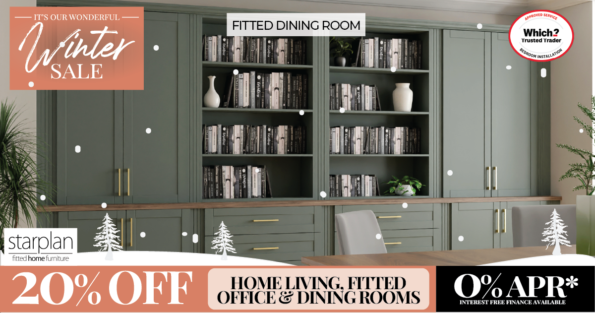 Winter sale on fitted dining room furniture