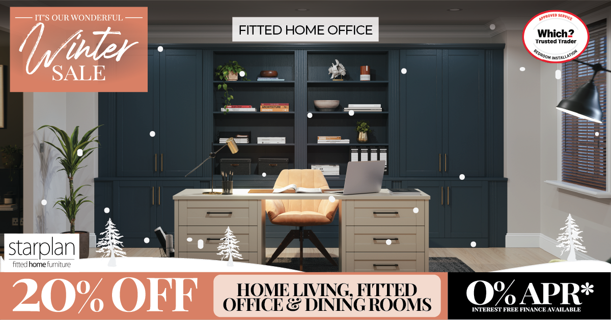 Starplan winter sale on fitted home offices