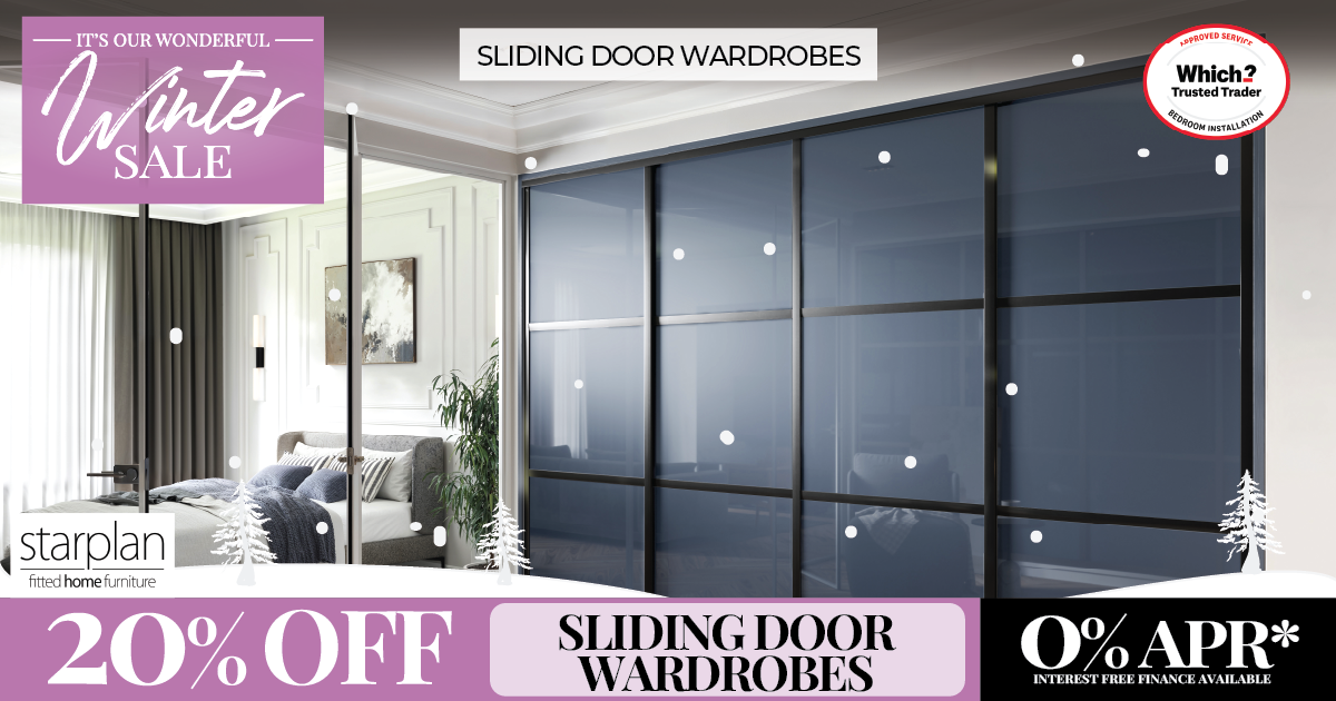 Winter sale on sliding door wardrobes