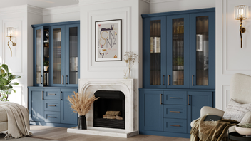 built in wardrobes around chimney breasts